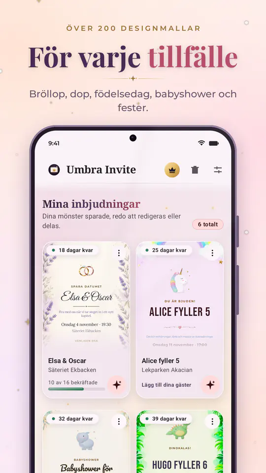 Umbra Invite: skärmbild 3 av 4