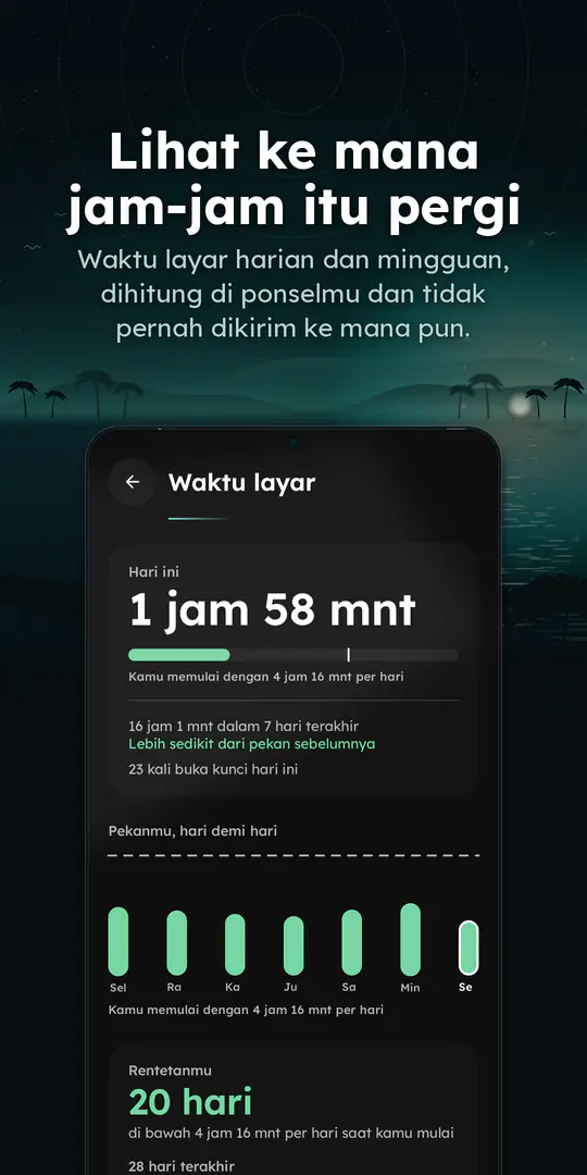 Oasis Minimalist Launcher: tangkapan layar 3 dari 4