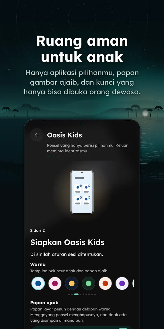 Oasis Minimalist Launcher: tangkapan layar 4 dari 4