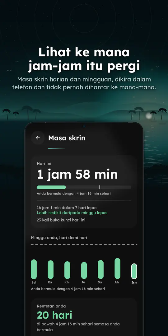 Oasis Minimalist Launcher: tangkapan skrin 3 daripada 4