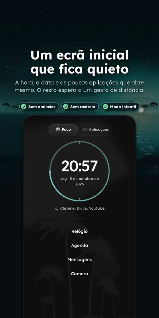 Oasis Minimalist Launcher: captura 1 de 4