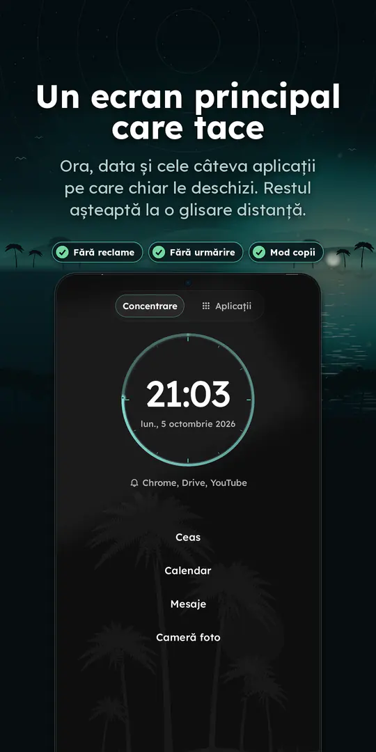 Oasis Minimalist Launcher: captura de ecran 1 din 4