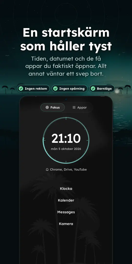 Oasis Minimalist Launcher: skärmbild 1 av 4