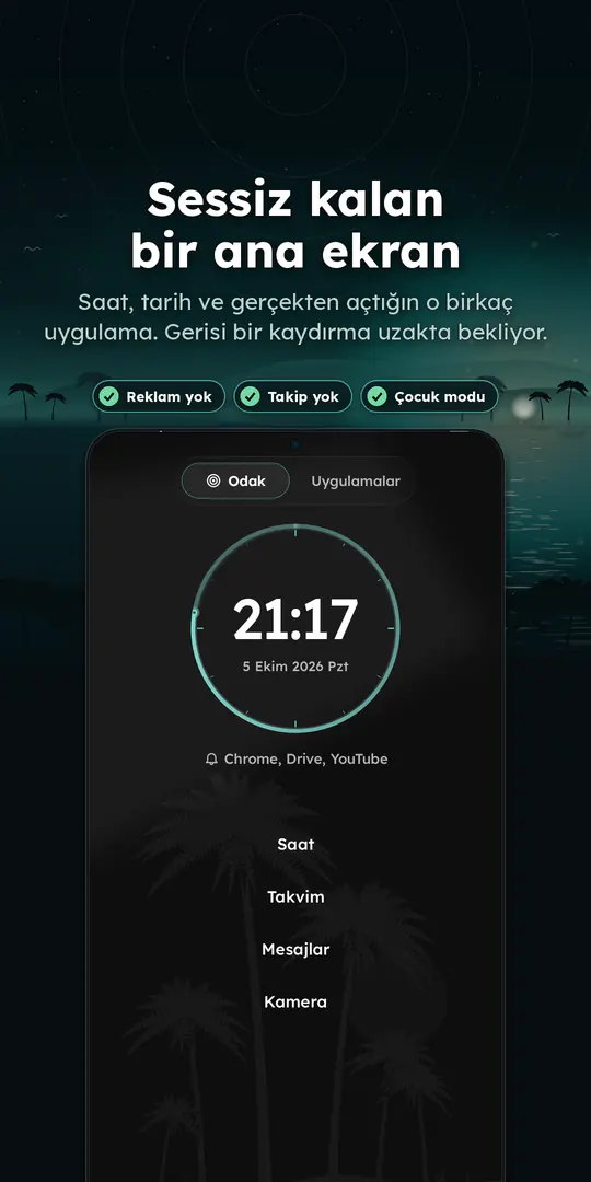 Oasis Minimalist Launcher ekran görüntüsü 1/4