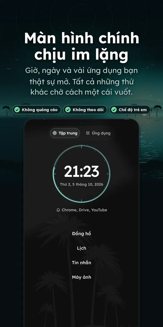 Oasis Minimalist Launcher: ảnh chụp màn hình 1/4