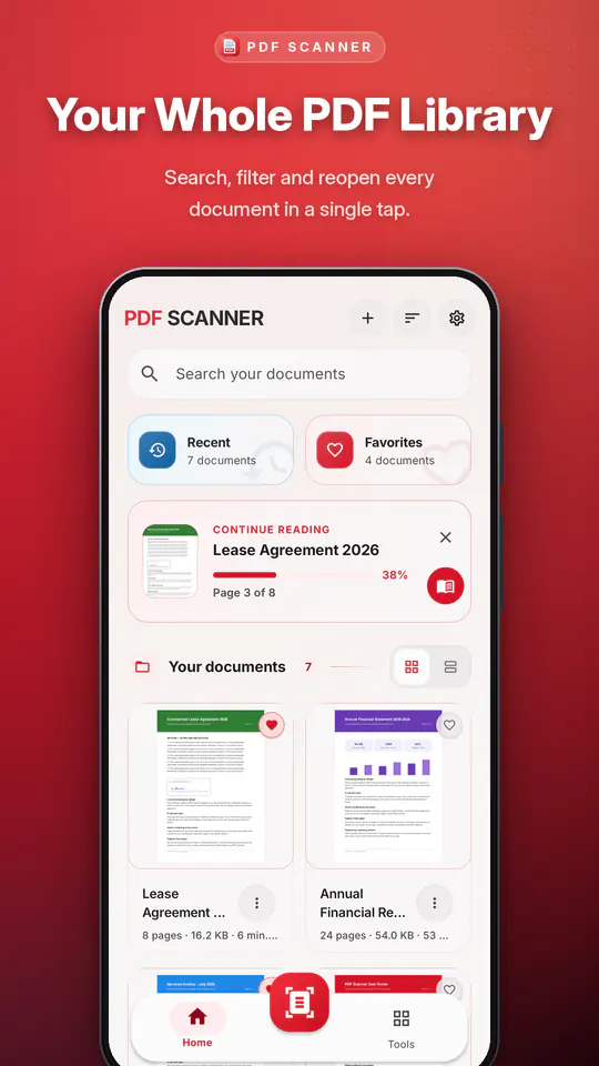 PDF Scanner: لقطة الشاشة 1 من 4