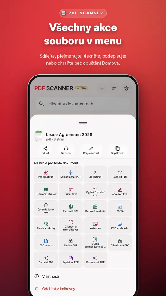 PDF Scanner: snímek obrazovky 3 z 4