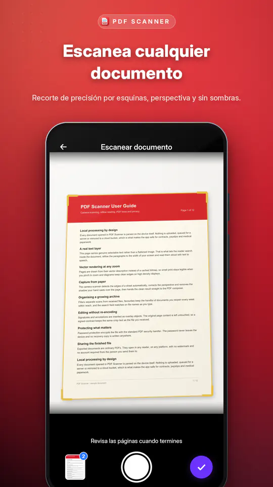 PDF Scanner: captura 2 de 4