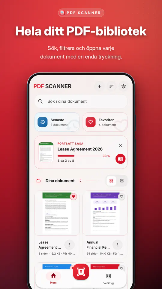 PDF Scanner: skärmbild 1 av 4