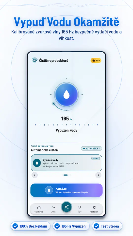 Čistič: Voda a prach: snímek obrazovky 2 z 4