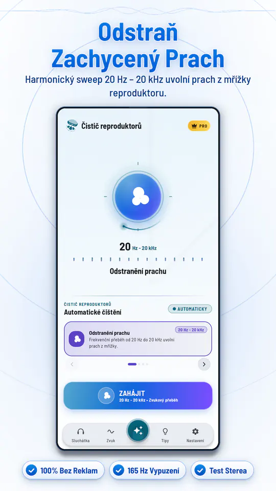 Čistič: Voda a prach: snímek obrazovky 3 z 4