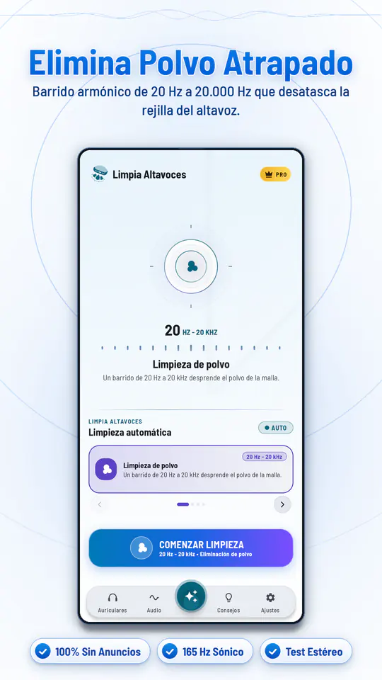 Limpia Altavoces: Agua y Polvo: captura 3 de 4