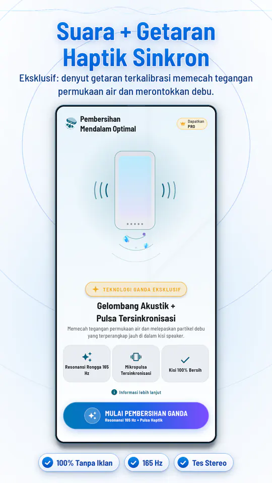 Pembersih Speaker: Air & Debu: tangkapan layar 1 dari 4