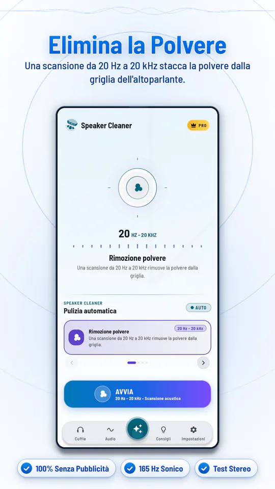 Altoparlante: Acqua e Polvere: screenshot 3 di 4