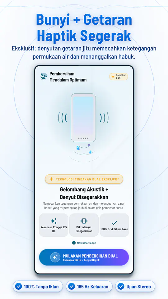Pembersih Speaker: Air & Habuk: tangkapan skrin 1 daripada 4