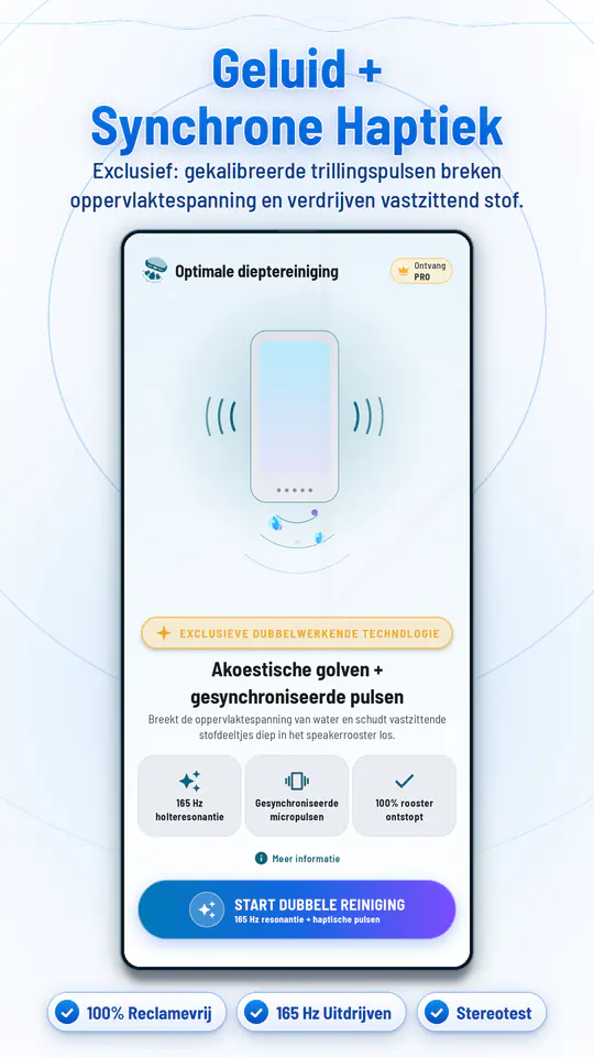 Speaker Cleaner: Water & Stof: schermafbeelding 1 van 4